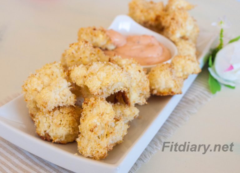 Baked Panko Cauliflower Fit Diary