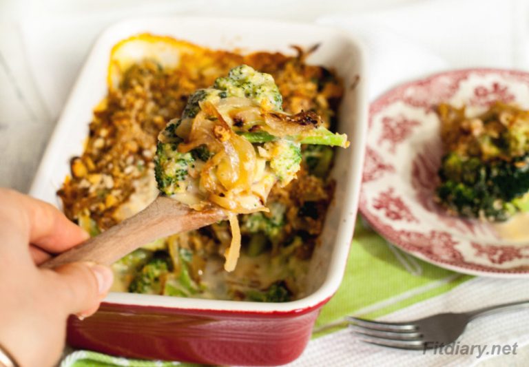 Broccoli Onion Casserole Fit Diary