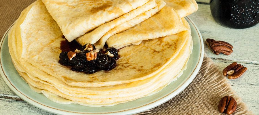 Healthy Crepes – tasty energy breakfast for healthy diet