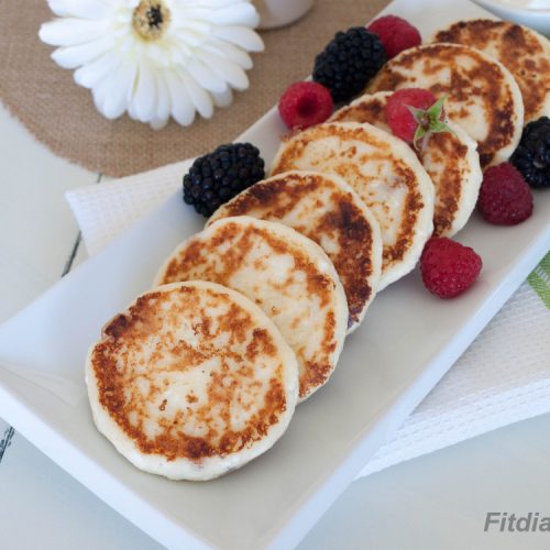 Low Carb Cottage Cheese Pancakes