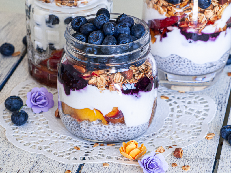 Greek Yogurt Chia Parfait – healthy and nutritious treat