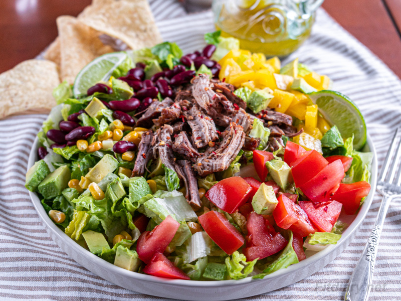 Taco Salad - quick and delicious weeknight healthy salad recipe