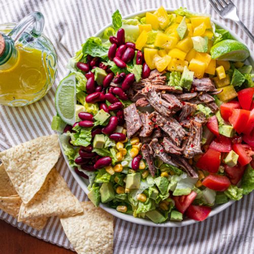 Taco Salad - quick and delicious weeknight healthy salad recipe