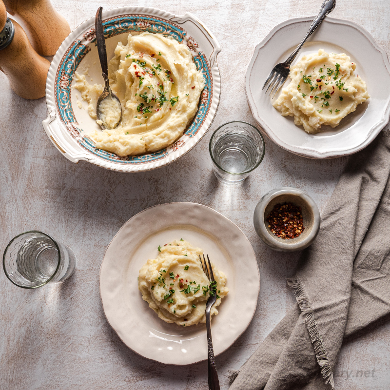 Healthy Mashed Potatoes - the best side dish for family dinners, entertaining, or holiday meals