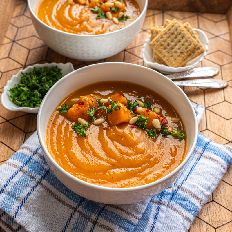 Instant Pot Sweet Potato Soup – comforting and healthy soup for any season