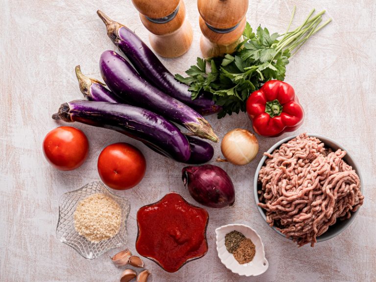 Healthy Eggplant and Meatball Casserole Fit Diary