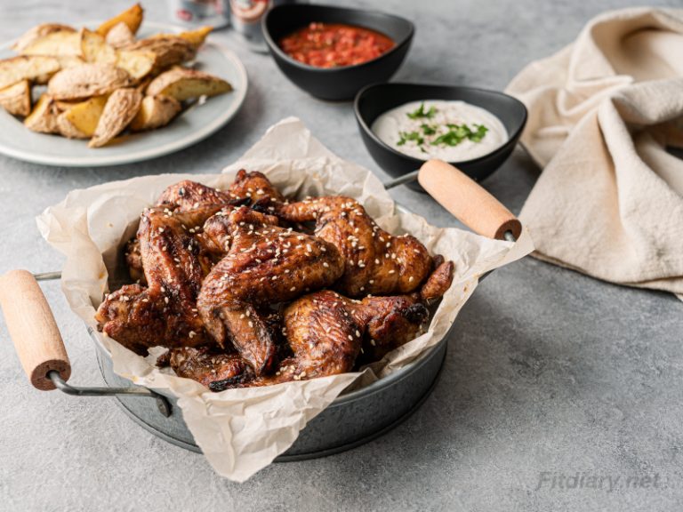 Easy Baked Chicken Wings Fit Diary