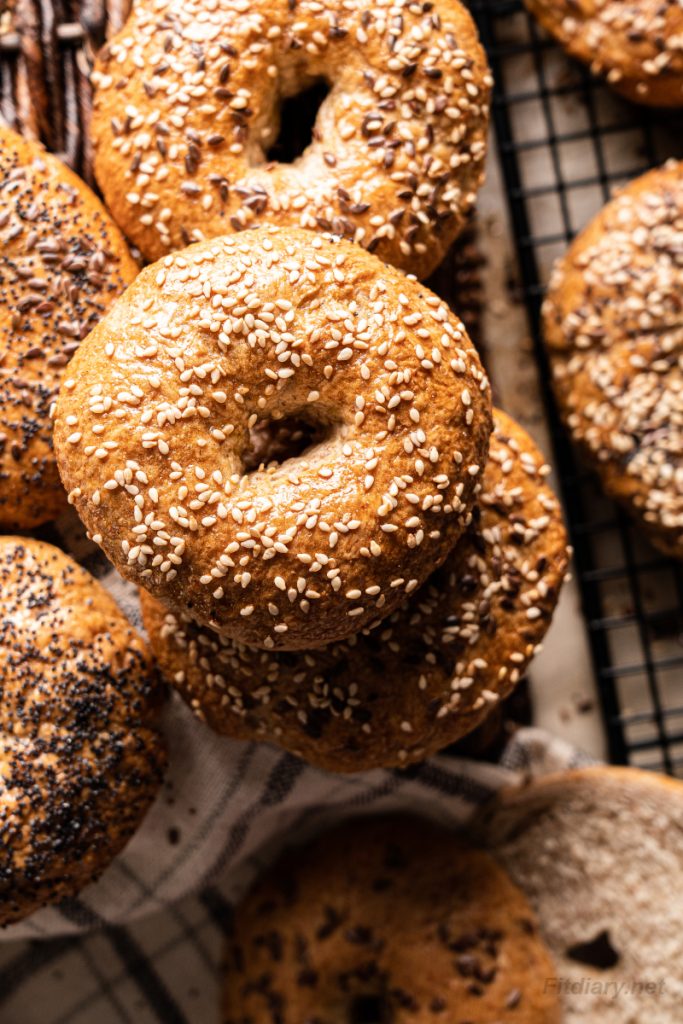 Whole Wheat Bagels – perfect homemade bagel recipe