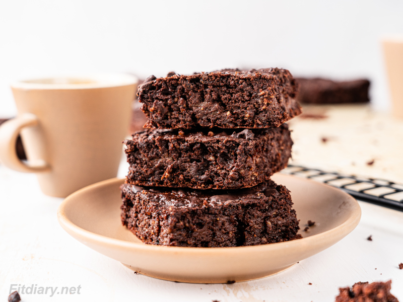 Healthy Brownies – no sugar low calorie dessert