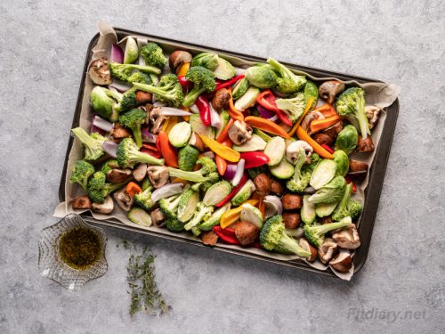 Roasted Vegetables – easy sheet pan side dish