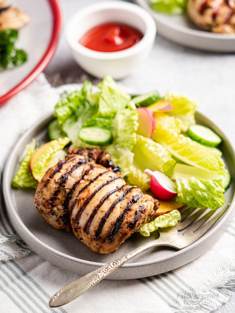 Grilled Chicken Thighs with Healthy Marinade Fit Diary
