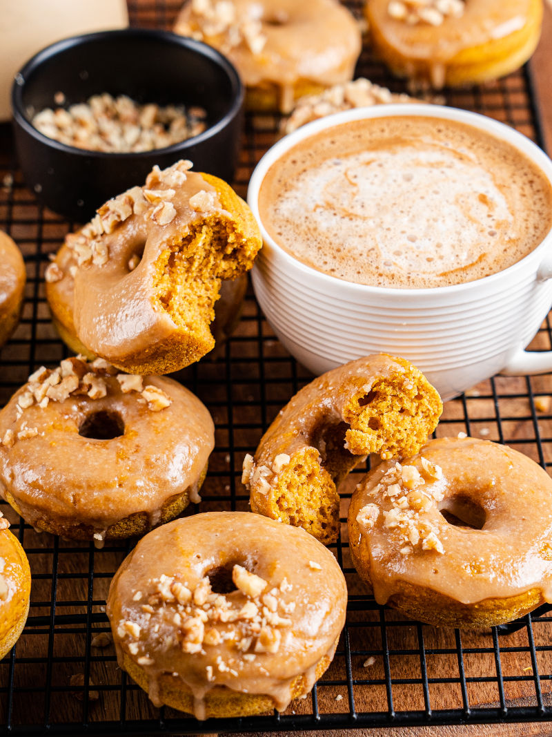 Pumpkin Donuts – healthy sugar-free goodies