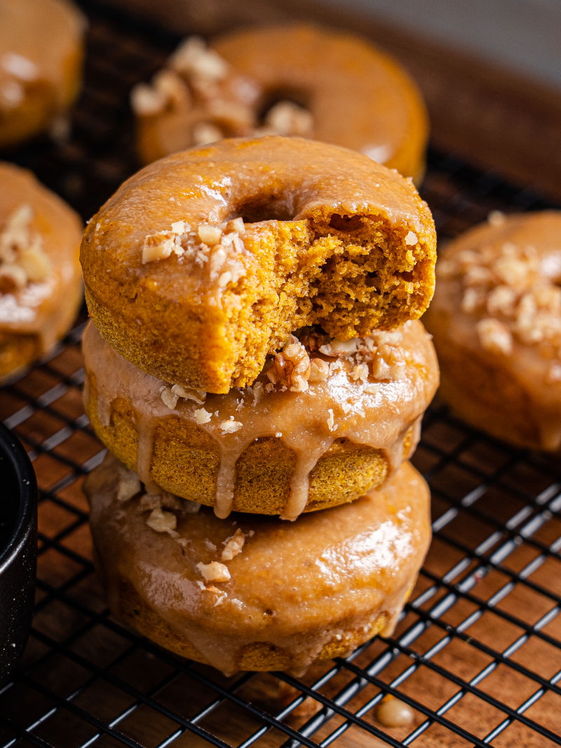 Pumpkin Donuts – healthy sugar-free goodies
