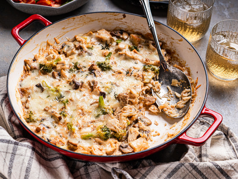 Leftover Turkey Casserole – healthy and easy dinner