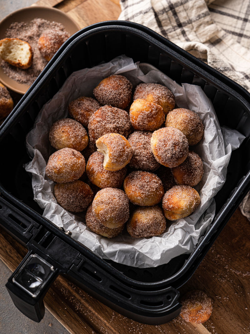 Air Fryer Donut Holes – protein-packed healthy treats with no sugar