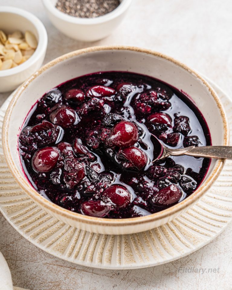 Healthy Berry Compote Fit Diary