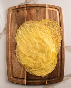 High Protein Breakfast Crêpes – Meal Prep Friendly